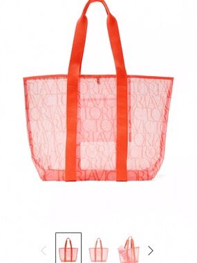 🔥 Victoria's Secret Mesh Beach Tote Bag   - Brand New